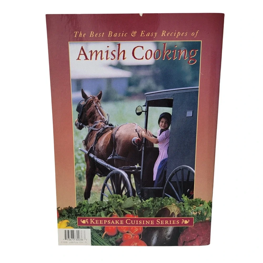 Amish Cooking Keepsake Cuisine Cookbook Paperback Pennsylvania Dutch Recipes